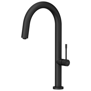 iivela MARANO/BK Desginer Single Lever Kitchen Tap - Black 7231 Main Image