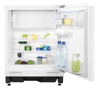 Zanussi ZEAN82FR Built In Undercounter Fridge with Ice Box - White Main Image