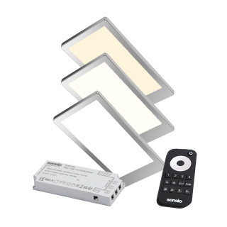 Sensio SE11590P3 Neo Pro CCT 3 Kit Light incl. Driver, Receiver & Remote Stainless Steel - CCT Main