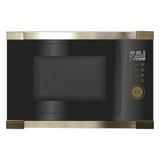 Kaiser EM2545AD Art Deco Built In 900W Microwave Oven - Black Main Image
