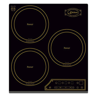 Kaiser KCT4795FIAD Art Deco 45cm Induction Hob - Black Main Image