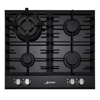 Kaiser KCG6380Turbo Grand Chef Turbo Gas Hob - Black Main Image