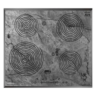 Kaiser KCT6705FIAra Grand Chef 59cm Cave Painting Induction Hob - Grey Main Image