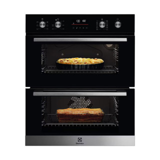 Electrolux EDFDC46UX 300 45L SurroundCook Integrated Double Electric Oven Stainless Steel - Stainles
