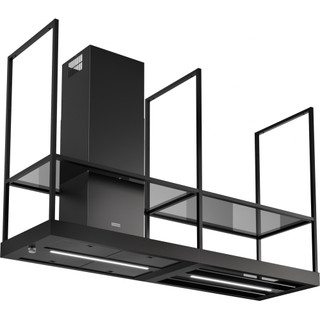 Franke FMYBKMATTF180 Mythos T-SHELF Island Cooker Hood - Black Main Image