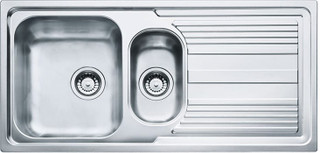 Carron Phoenix LOGICA150 Logica 150 1.5 Bowl Inset Kitchen Sink - Stainless Steel Main Image