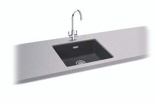 Carron Phoenix HAVEN100/MB Haven 100 Granite Undermount Sink - Black Main Image
