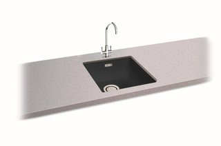 Carron Phoenix HAVEN90/MB Haven 90 Granite Undermount Sink - Black Main Image