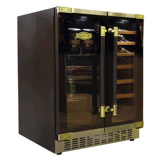 Kaiser K64800AD Art Deco Beer & Wine Cooler - Black Main Image