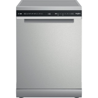 Whirlpool W7FHS51AXUK 15 Place Freestanding Dishwasher - Stainless Steel Main Image