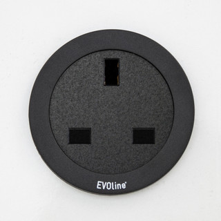 EVOLine ONE.Q11904.1 ONE, 1 SOCKET UK - Black Main Image