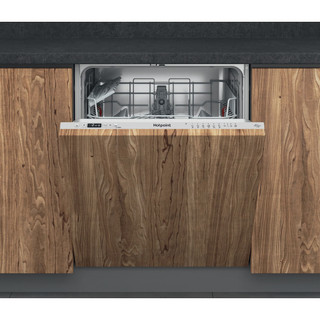 Hotpoint H2IHD526UK Built-In 14 Place Dishwasher - Silver Main Image