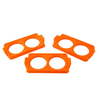 Blackstone 257-5600 2 Section Egg Ring Tray 3-Pack - Orange Main Image