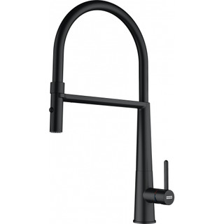 Franke ICONSEMIPROM/BK Icon Pull-Out Spray Kitchen Tap Matte Black - Matt Black Main Image