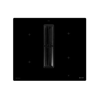Caple DD610BK 60cm Induction Hob with Downdraft Extractor - Black Glass Product Image
