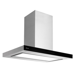 Caple PLASZI922 Plasma 90cm Zodiac Island Cooker Hood - Black Glass Product Image