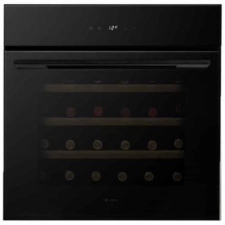 Caple WC6100BG Single Zone Built In Wine Cooler - Black Glass Product Image