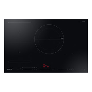 Samsung NZ84C5047GK/U1 Series 5 80cm 4 Zone Induction Hob with Flex Zone - Black Main Image