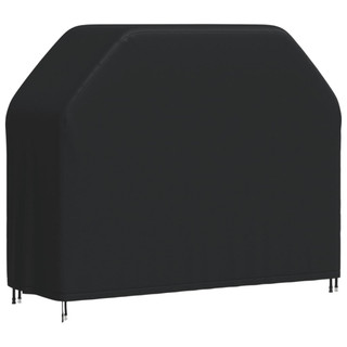 vidaXL BBQ Cover 147x61x112cm in Black 420D Oxford Fabric