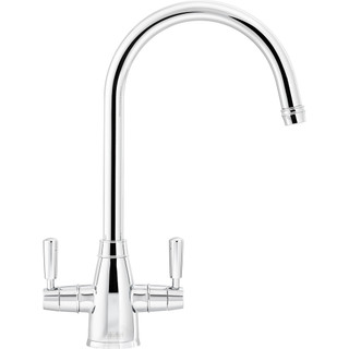 Franke, 115.0637.111, Dual Lever Kitchen Tap in Chrome Main Image