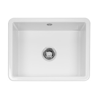 Caple CPCIB3 Cheshire Inset / Undermount Ceramic Kitchen Sink - White Product Image