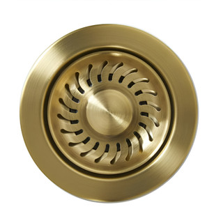 Abode AX1155 Basket Strainer Waste - Brushed Brass Product Image