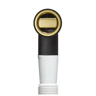 Abode AX1156 Round Overflow - Brushed Brass Product Image