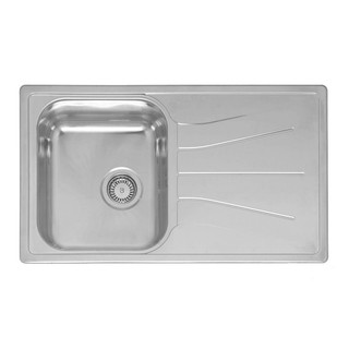 Reginox DIPLOMAT10ECO Single Bowl Stainless Steel Kitchen Sink with Drainer - Stainless Steel Produc
