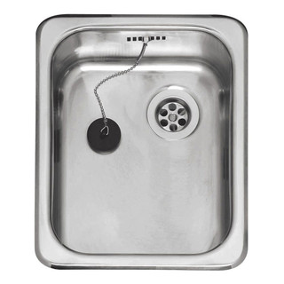 Reginox R182330OSK Single Bowl Stainless Steel Kitchen Sink - Stainless Steel Product Image