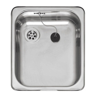 Reginox R183530OSK Single Bowl Stainless Steel Kitchen Sink - Stainless Steel Product Image