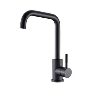 Reginox NERAMB Single Lever Kitchen Tap - Matt Black Product Image