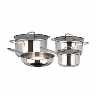 Caple PANSET 4 Piece Induction Pan Set - Stainless Steel Product Image