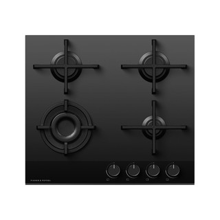 Fisher & Paykel CG604DNGGB4 Series 9 60cm 4 Burner Gas Hob - Black Glass Product Image