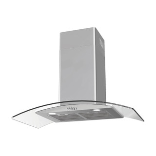 Lifestyle LSHDGC70S 70cm Curved Glass Chimney Cooker Hood - Stainless Steel Product Image