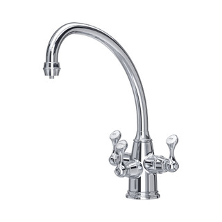 Perrin & Rowe 1420CP Etruscan Triple Lever Sink Mixer with Filtration - Chrome Product Image
