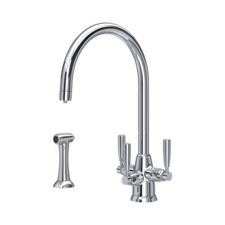 Perrin & Rowe 1580CP Langbourn Filtration Tap & Rinse - Chrome Product Image