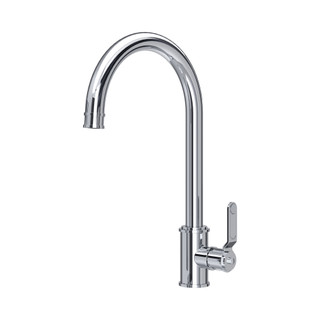 Perrin & Rowe 4512HTCP Armstrong Single Lever Tap With Textured Handle - Chrome Product Image