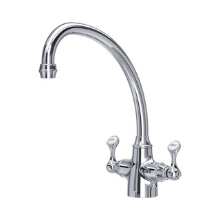 Perrin & Rowe 4320CP Etruscan Mono Dual Lever Sink Mixer - Chrome Product Image