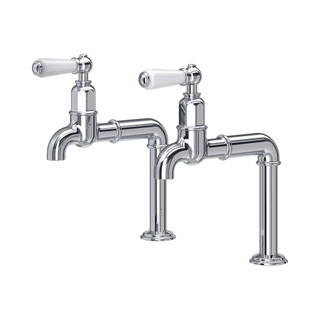 Perrin & Rowe 4332CPWPC Ionian Lever Bibcock Tap WPC Levers - Chrome Product Image