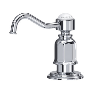 Perrin & Rowe 6995CP Phoenician Ionian Etruscan Traditional Deck Mounted Soap Dispenser - Chrome Pro