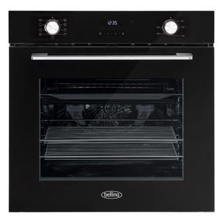 Belling BI603MFCBLK 444411400 Built In 60cm Multi Function Single Oven with Cataylic Liners - Black
