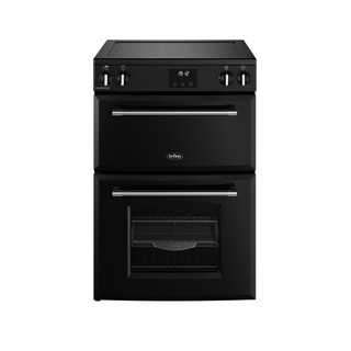 Belling FHMRA60EIT-BK 444411815 Freestanding 60cm Induction Double Oven - Black Product Image