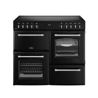 Belling FHRCA100E-BK 444411826 Farmhouse 100cm Ceramic Range Cooker - Black Product Image