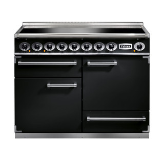 Falcon F1092DXEIBL/C-EU Deluxe 1092 Induction Range Cooker - Black & Chrome Product Image