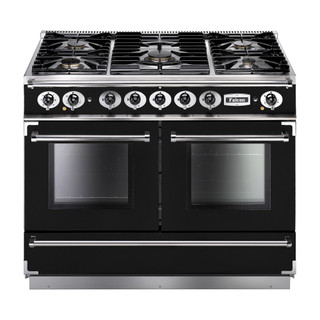 Falcon FCON1092DFBL/CM-EU Contintental 1092 Dual Fuel Range Cooker - Black & Chrome Product Image