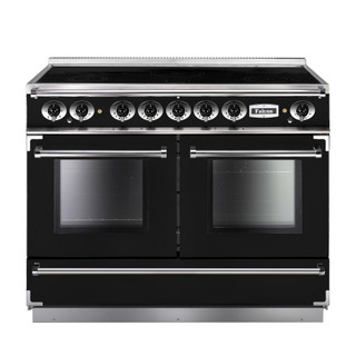 Falcon FCON1092EIBL/C-EU Contintental 1092 Induction Range Cooker - Black & Chrome Product Image