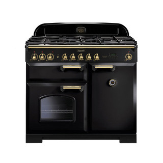 Rangemaster CDL100DFFBL/B Classic Deluxe 100 Dual Fuel Range Cooker - Black Product Image