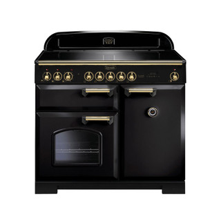 Rangemaster CDL100EIBL/B Classic Deluxe 100 Induction Range Cooker - Black Product Image