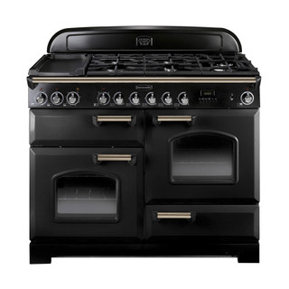 Rangemaster CDL110DFFBL/B Classic Deluxe 110 Dual Fuel Range Cooker - Black Product Image