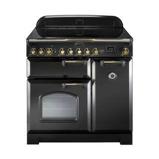 Rangemaster CDL90ECBL/B Classic Deluxe 90 Ceramic Range Cooker - Black Product Image